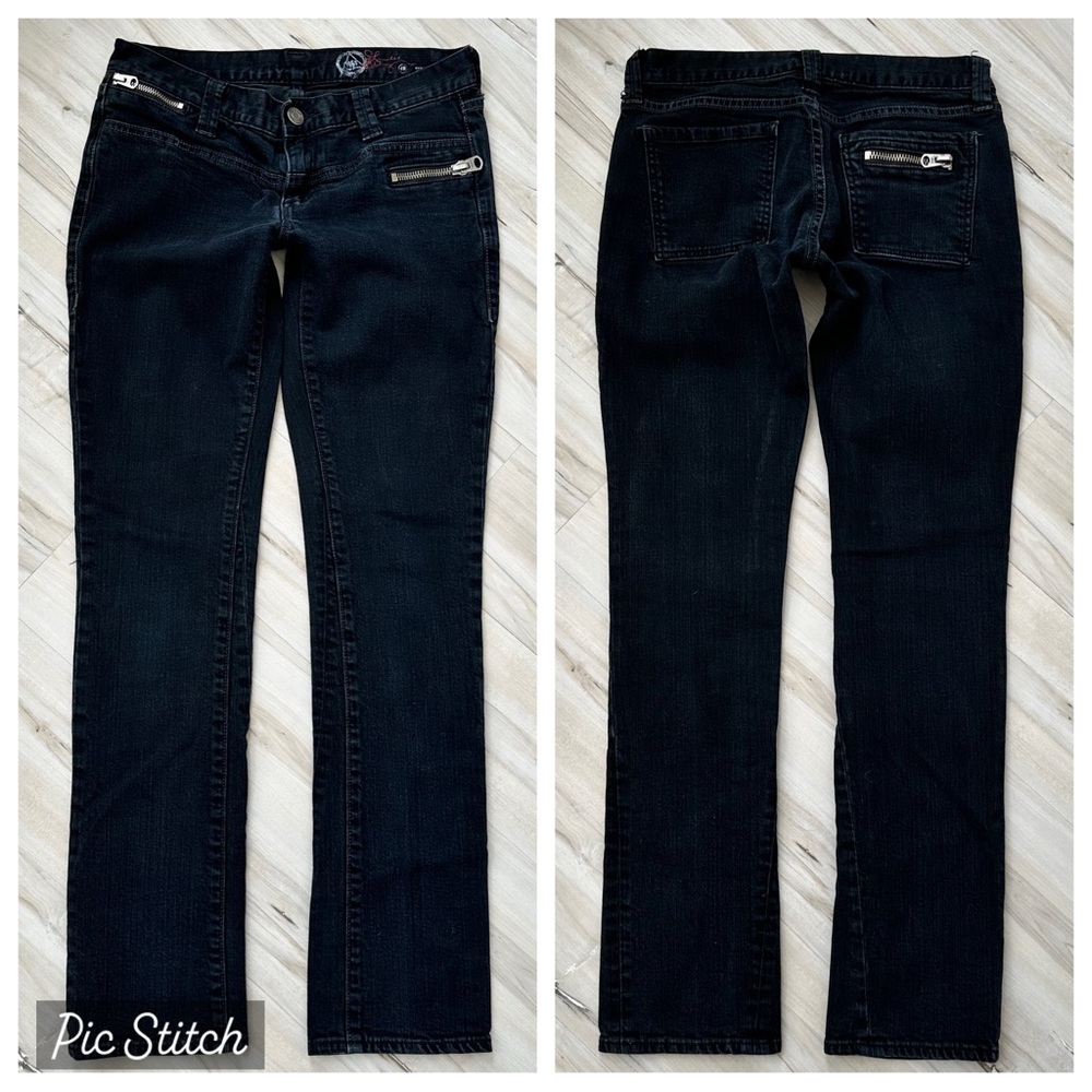 Dark Black GAP 1969 Stretch Jeans Size 4